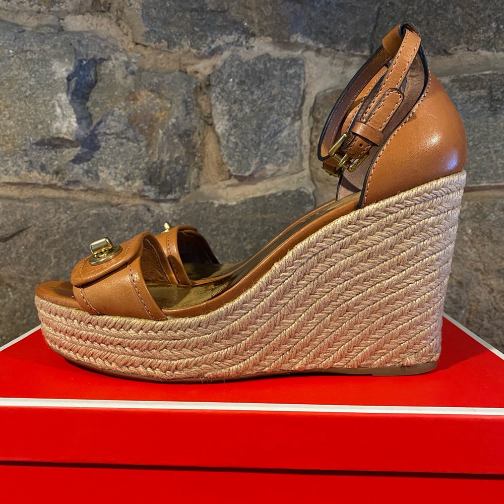 Coach wedge sandals